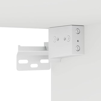Hangkast Wit 30 x 29,5 x 40 cm Bewerkt hout 9