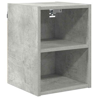 Hangkast Beton Grijs 30 x 29,5 x 40 cm Bewerkt hout 2