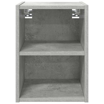 Hangkast Beton Grijs 30 x 29,5 x 40 cm Bewerkt hout 5