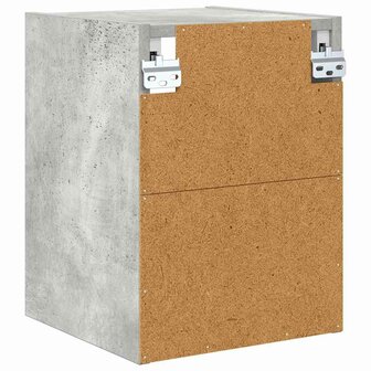 Hangkast Beton Grijs 30 x 29,5 x 40 cm Bewerkt hout 7
