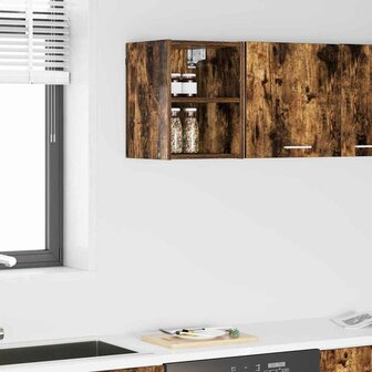 Hangkast Gerookt eiken 30 x 29,5 x 40 cm Bewerkt hout 1