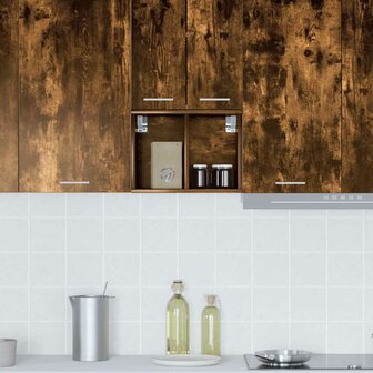 Hangkast Gerookt eiken 30 x 29,5 x 40 cm Bewerkt hout 4