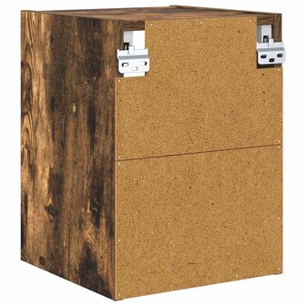 Hangkast Gerookt eiken 30 x 29,5 x 40 cm Bewerkt hout 7