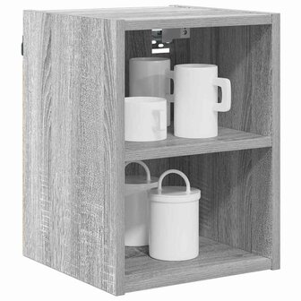 Hangkast Grijs Sonoma 30 x 29,5 x 40 cm Bewerkt hout 3