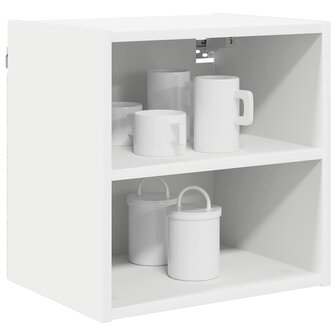Hangkast Wit 40 x 29,5 x 40 cm Bewerkt hout 3