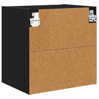 Hangkast Zwart Eiken 40 x 29,5 x 40 cm Bewerkt hout 7
