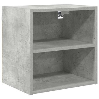 Hangkast Beton Grijs 40 x 29,5 x 40 cm Bewerkt hout 2