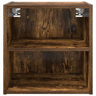Hangkast Gerookt eiken 40 x 29,5 x 40 cm Bewerkt hout 5
