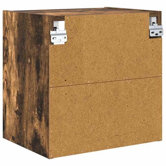 Hangkast Gerookt eiken 40 x 29,5 x 40 cm Bewerkt hout 7