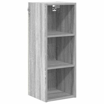 Hangkast Grijs Sonoma 30 x 29,5 x 80 cm Bewerkt hout 2