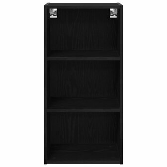 Hangkast Zwart Eiken 40 x 29,5 x 80 cm Bewerkt hout 5