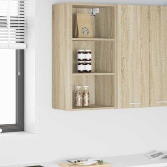 Hangkast Sonoma Eiken 40 x 29,5 x 80 cm Bewerkt hout 1
