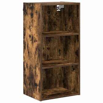 Hangkast Gerookt eiken 40 x 29,5 x 80 cm Bewerkt hout 2