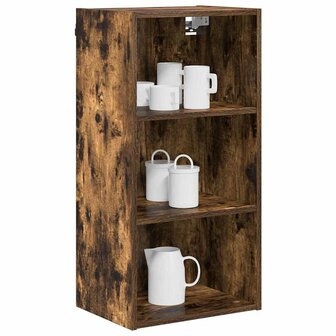 Hangkast Gerookt eiken 40 x 29,5 x 80 cm Bewerkt hout 3