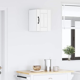 Wandkast LUCCA Wit 30 x 31 x 40 cm Bewerkt hout 3