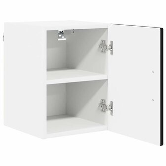 Wandkast PORTO Zwart 30 x 31 x 40 cm Bewerkt hout 5
