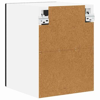 Wandkast PORTO Zwart 30 x 31 x 40 cm Bewerkt hout 8