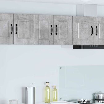 Wandkast PORTO Beton Grijs 30 x 31 x 40 cm Bewerkt hout 1