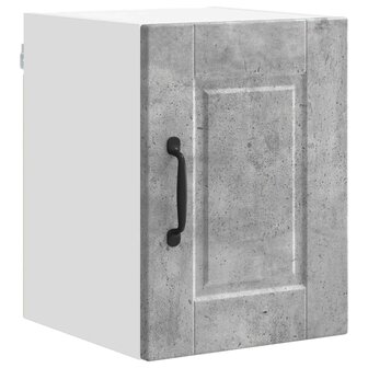 Wandkast PORTO Beton Grijs 30 x 31 x 40 cm Bewerkt hout 2