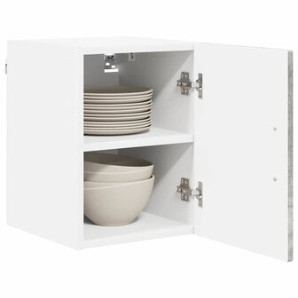 Wandkast PORTO Beton Grijs 30 x 31 x 40 cm Bewerkt hout 3