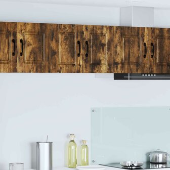 Wandkast PORTO Gerookt eiken 30 x 31 x 40 cm Bewerkt hout 1