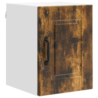 Wandkast PORTO Gerookt eiken 30 x 31 x 40 cm Bewerkt hout 2