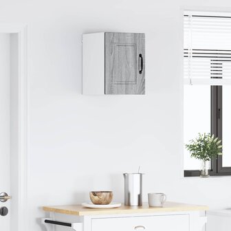 Wandkast PORTO Grijs Sonoma 30 x 31 x 40 cm Bewerkt hout 4