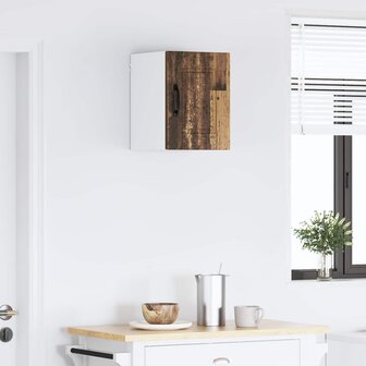 Wandkast PORTO Oudhout 30 x 31 x 40 cm Bewerkt hout 4