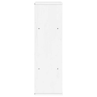 Bijzetkast ODDA 40x24x79 cm massief grenenhout wit 7