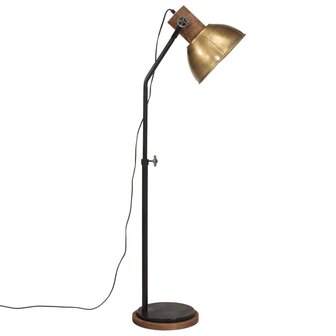 Vloerlamp 25 W E27 30x30x100-150 cm antiek messingkleurig 4