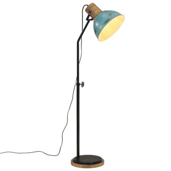 Vloerlamp 25 W E27 30x30x100-150 cm verweerd blauw 1