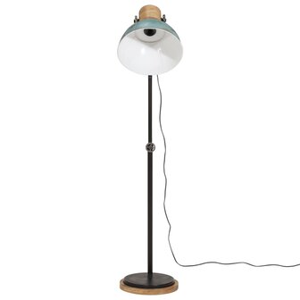 Vloerlamp 25 W E27 30x30x100-150 cm verweerd blauw 3