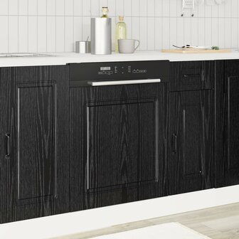 Vaatwasserpaneel Kalmar Zwart Eiken 60 x 1,5 x 57 cm 1