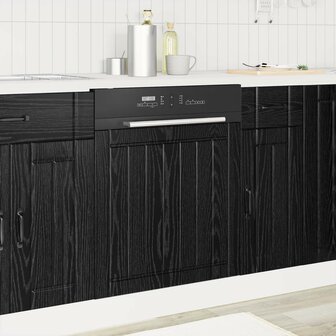 Vaatwasserpaneel LUCCA Zwart eiken 60 x 1,5 x 57 cm 1
