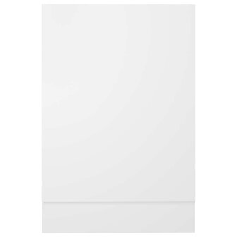 Vaatwasserpaneel Lyon 45x3x67 cm bewerkt hout wit 4