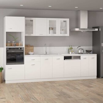 Vaatwasserpaneel Lyon 59,5x3x67 cm bewerkt hout wit 3