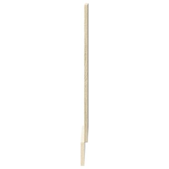 Frontpaneel vaatwasser Lyon 45x3x67 cm bewerkt hout sonoma eiken 5