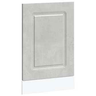 Vaatwasserpaneel Kalmar 45x1,5x57 cm bewerkt hout betongrijs 2