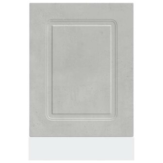Vaatwasserpaneel Kalmar 45x1,5x57 cm bewerkt hout betongrijs 4