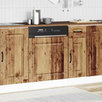 Vaatwasserpaneel Kalmar 45x1,5x57 cm bewerkt hout oud houtkleurig 1