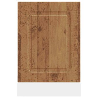 Vaatwasserpaneel Kalmar 45x1,5x57 cm bewerkt hout oud houtkleurig 4