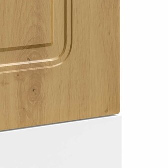 Vaatwasserpaneel Kalmar 45x1,5x57 cm bewerkt hout artisanaal eiken 7