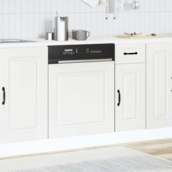 Vaatwasserpaneel Kalmar 60x1,5x57 cm bewerkt hout wit 3