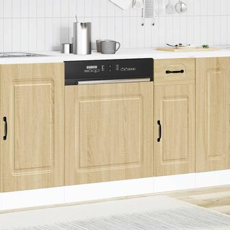 Vaatwasserpaneel Kalmar 60x1,5x57 cm bewerkt hout sonoma eiken 1