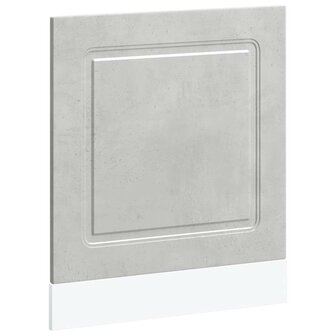 Vaatwasserpaneel Kalmar 60x1,5x57 cm bewerkt hout betongrijs 2