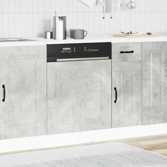 Vaatwasserpaneel Kalmar 60x1,5x57 cm bewerkt hout betongrijs 3