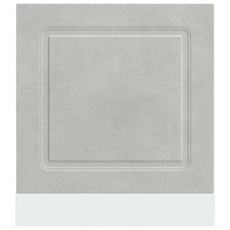 Vaatwasserpaneel Kalmar 60x1,5x57 cm bewerkt hout betongrijs 4