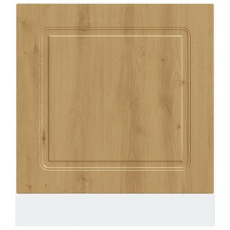 Vaatwasserpaneel Kalmar 60x1,5x57 cm bewerkt hout artisanaal eiken 4