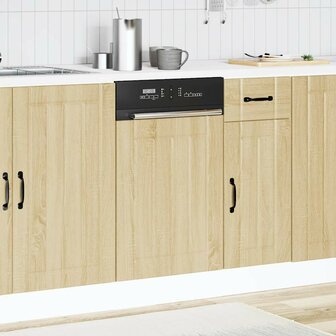 Vaatwasserpaneel Lucca bewerkt hout sonoma eikenkleurig 3