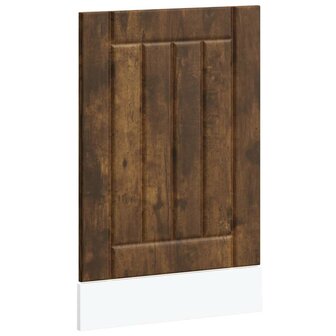 Vaatwasserpaneel Lucca bewerkt hout gerookt eikenkleurig 2